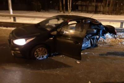 В Санкт-Петербурге мужчина пострадал в аварии
