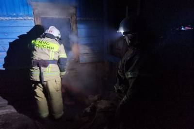 Трое детей и мужчина пострадали при пожаре в Кемеровской области
