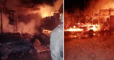 Пожар возник на территории аэропорта в Бурятии