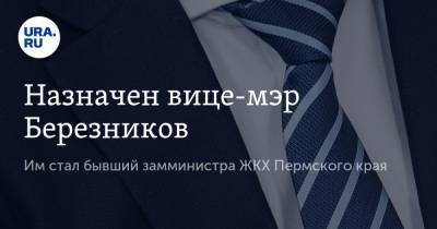 Назначен вице-мэр Березников. Им стал бывший замминистра ЖКХ Пермского края