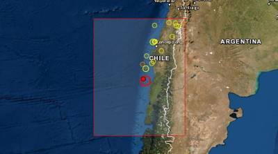 Землетрясение магнитудой 6,7 произошло у берегов Чили