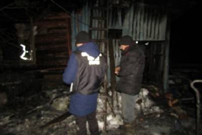Опубликовано фото с места пожара с двумя погибшими в Тверской области
