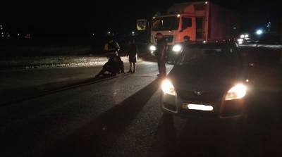 В Быхове автомобиль сбил на переходе пьяного пешехода