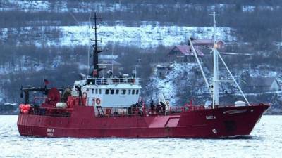 В Баренцевом море затонуло российское судно