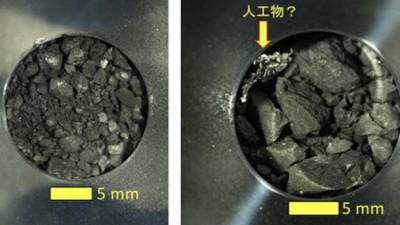 В образцах породы с астероида Рюгу нашли вероятно искусственный объект