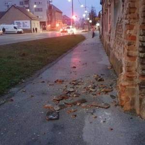 В результате землетрясения в Хорватии повреждены дома в двух городах. Фото