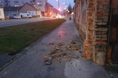 В Хорватии произошло сильное землетрясение: Две волны мощных толчков повредили дома