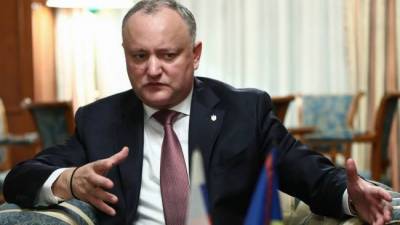 Додон предложил парламент Молдавии выбрать в День Победы