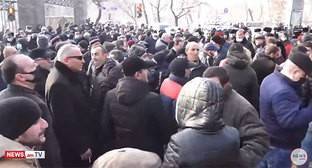 Восемь человек задержаны на акции протеста в Ереване