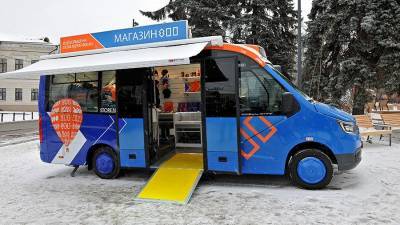 ГАЗ выпустил мобильный магазин на базе автобуса «ГАЗель City»