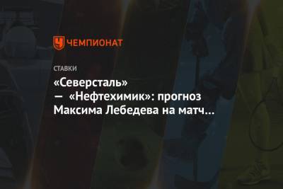 «Северсталь» — «Нефтехимик»: прогноз Максима Лебедева на матч КХЛ в Череповце
