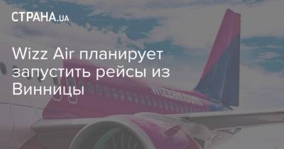 Wizz Air планирует запустить рейсы из Винницы