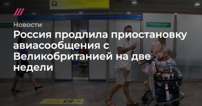 Россия продлила приостановку авиасообщения с Великобританией на две недели