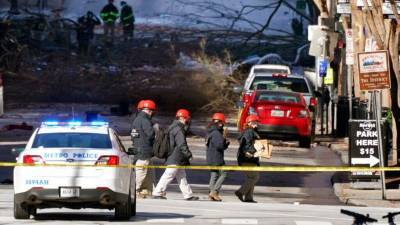 Полиция: подозреваемый во взрыве автодома в Нэшвилле погиб при взрыве