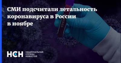 СМИ подсчитали летальность коронавируса в России в ноябре