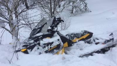 В Смоленской области погиб водитель снегохода