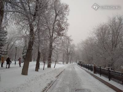 Слабый ветер и небольшой мороз. Погода в Ульяновской области 29 декабря