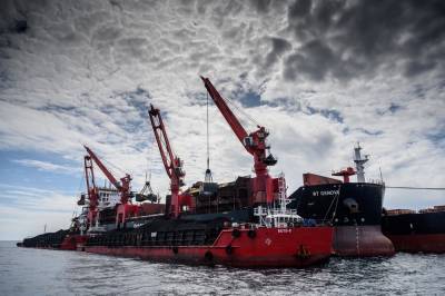 Порт Шахтерск нарастил объемы отгрузки угля