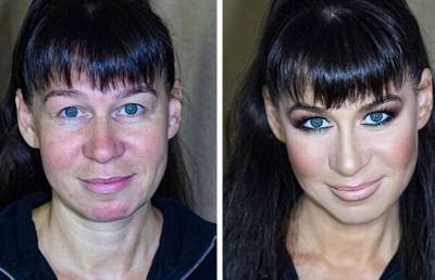 До и после: посмотрите, как макияж может преобразить внешность!