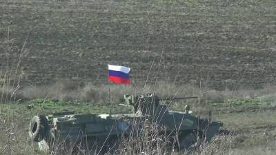 Российские миротворцы в Нагорном Карабахе провели занятия по боевой подготовке