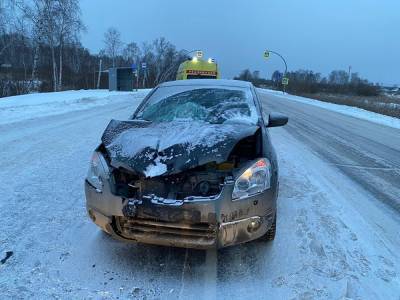 Под Тюменью Nissan насмерть сбил на зебре пожилую женщину