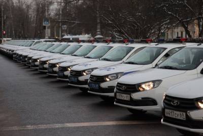 Полиция Тверской области получила 85 новых автомобилей