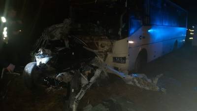 На Львовщине Ford влетел в грузовик: автомобиль разбило вдребезги, а водитель погиб – фото