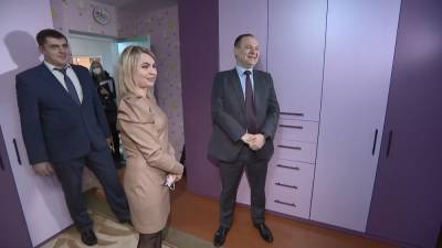 Премьер-министр Беларуси Роман Головченко посетил детский дом семейного типа в Минской области