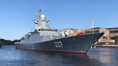 Корвет "Гремящий" передан в состав Тихоокеанского флота ВМФ РФ