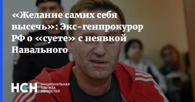 «Желание самих себя высечь»: Экс-генпрокурор РФ о «суете» с неявкой Навального