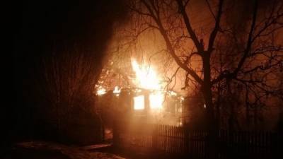 Двое детей погибли при пожаре в Рязанской области