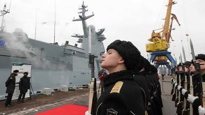«Северная верфь» передала ВМФ России корвет «Гремящий»