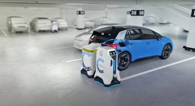 Volkswagen показала роботов-заправщиков для электрокаров, будущее уже наступило