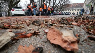 Службы спасения начали работу в Хорватии после мощного землетрясения
