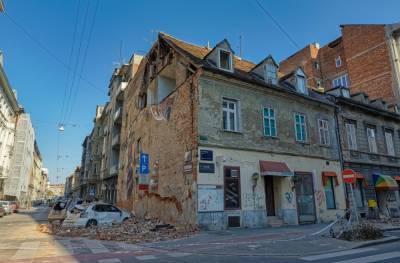Жертвы и разрушения в результате сильного землетрясения в Хорватии
