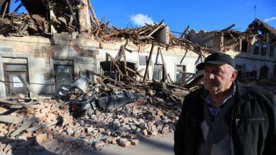В Хорватии в результате землетрясения много пострадавших