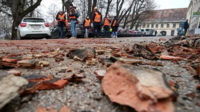 Мощное землетрясение нанесло значительный ущерб хорватской Петрине