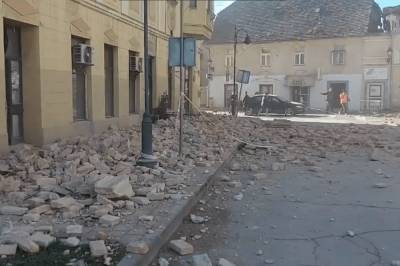 Хорватия второй день подряд страдает от мощных землетрясений. Фото