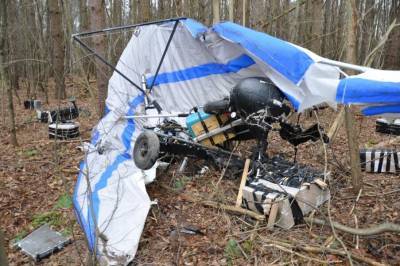 В Польше в лесу упал дельтаплан с украинским контрабандистом