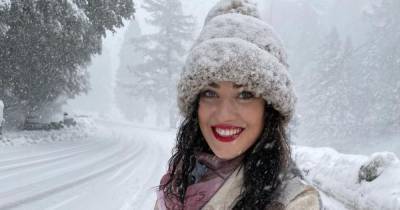 Соломия Витвицкая застряла в снегах Калифорнии