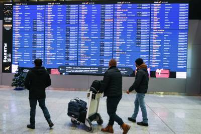 Пассажиропоток российских аэропортов в ноябре снизился до 9 млн человек