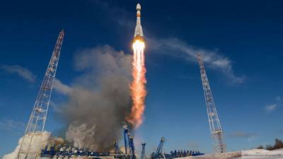 ВКС РФ провели запуск ракеты-носителя "Союз-2.1б" с космодрома Плесецк