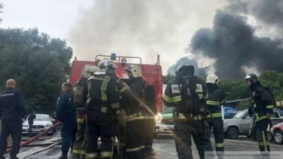 Пожар вспыхнул в стенах медучреждения в центре Москвы