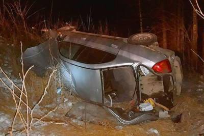 В Башкирии пьяный водитель опрокинул авто в кювет: есть пострадавшие
