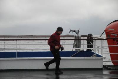 64-летный ученый из ТГУ семь раз пробежал марафон на борту корабля в морях Арктики