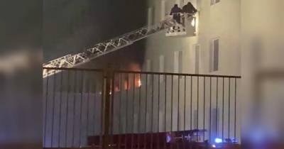 В Москве горела больница в центре города, в пожаре погибли два человека