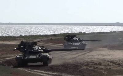 Модернизированны танки Т-64БМ «Булат» появились «во время учений» на Донбассе