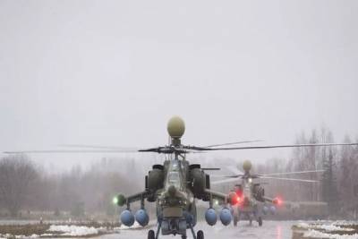 В Тверскую область прибыли новые боевые вертолёты