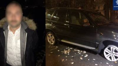 В Киеве пьяный водитель катался по ночным улицам без резины на колесах