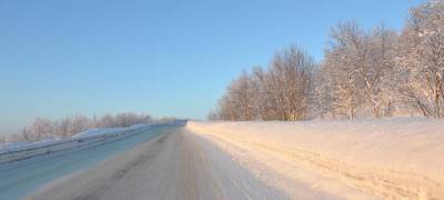 Часть федеральных дорог Карелии будет содержаться под уплотненным покровом снега